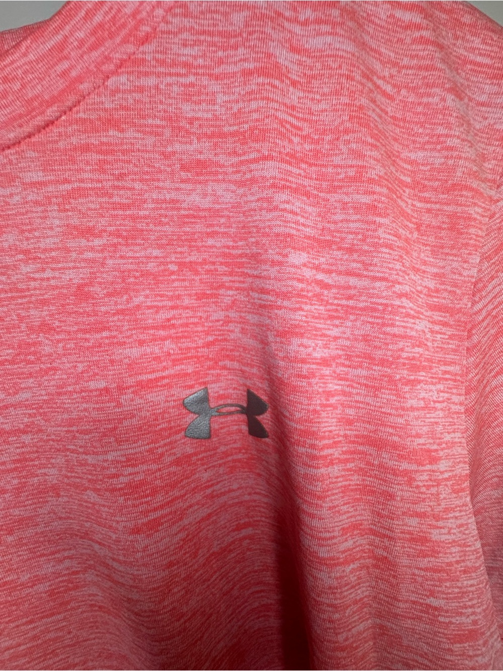 Under Armour HeatGear T Shirt Women’s XL Pink Athletic Workout Gym Loose Fit Top - Picture 5 of 8